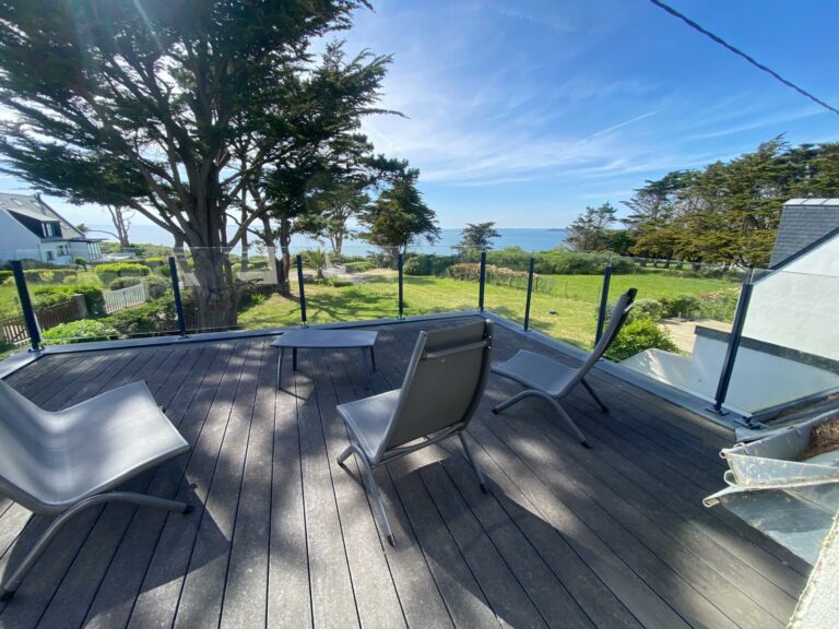 Terrasse à l'étage